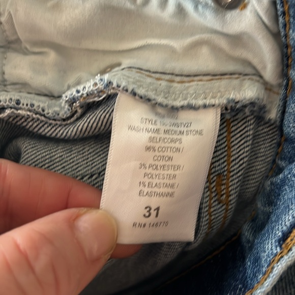 Re/done high rise stovepipe jeans, sz 31 - Picture 7 of 7